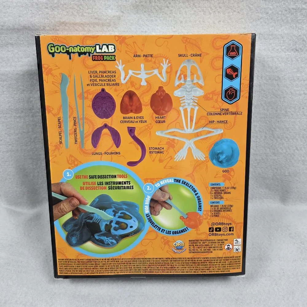Dissect-It Simulated Synthetic Lab FROG Dissection STEM Toy Science Homeschool